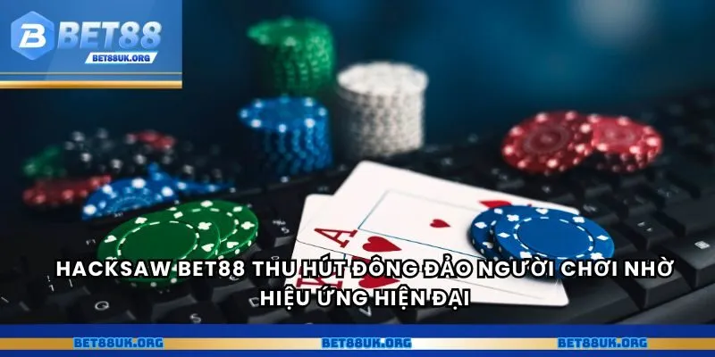 Hacksaw Bet88 thu hút đông đảo người chơi nhờ hiệu ứng hiện đại